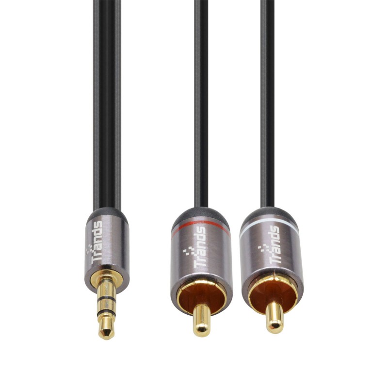 3.5mm to 2RCA Auxiliary Stereo Splitter Cable