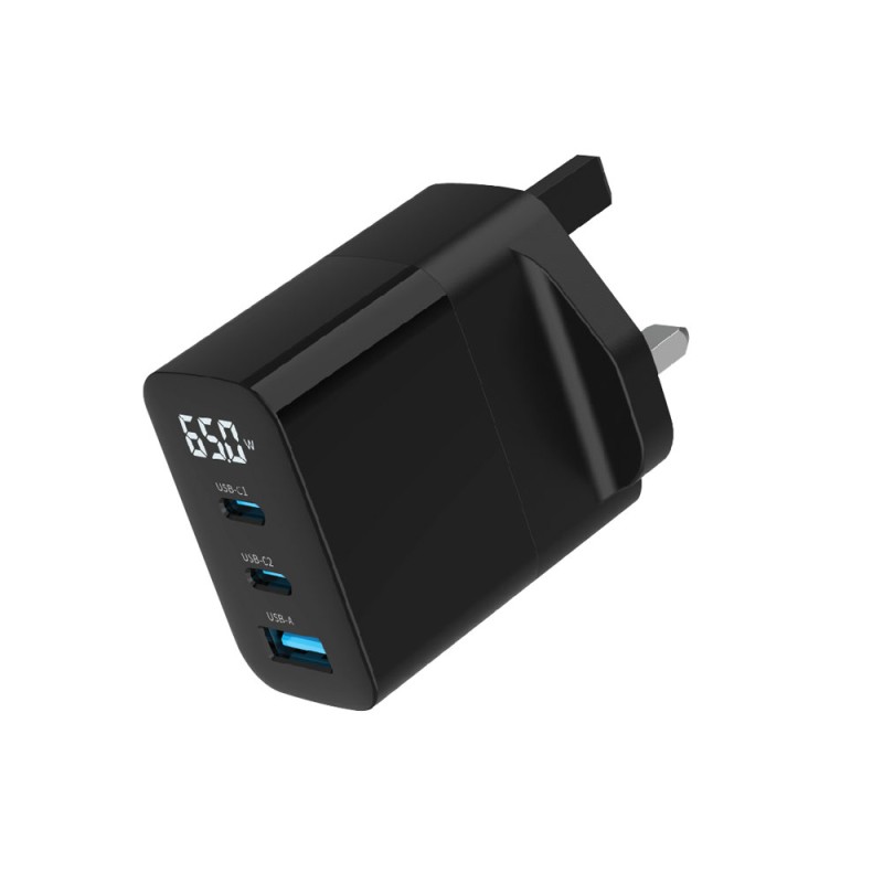 65W Digital Display GanFast Charger