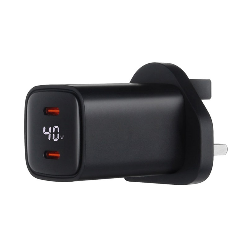 40W Digital Display Travel Charger