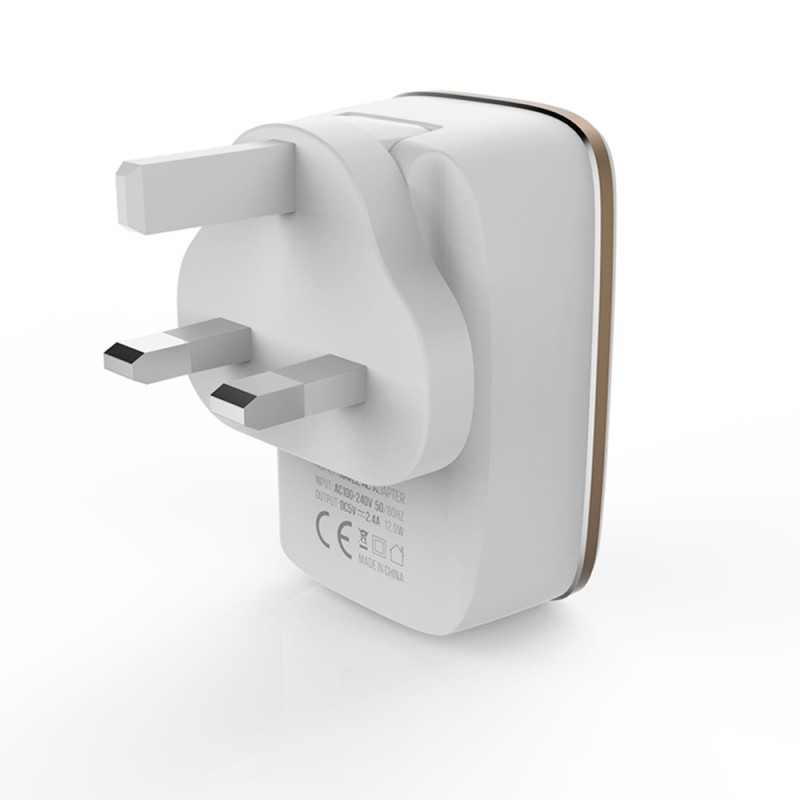 2.4A Dual Port USB Travel Charger
