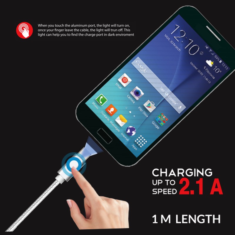 LED Torch Micro USB Cable