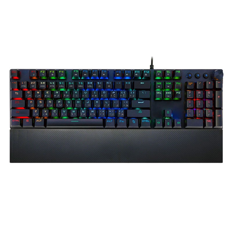 Multi-Colour Semi Mechanical Gaming Keyboard