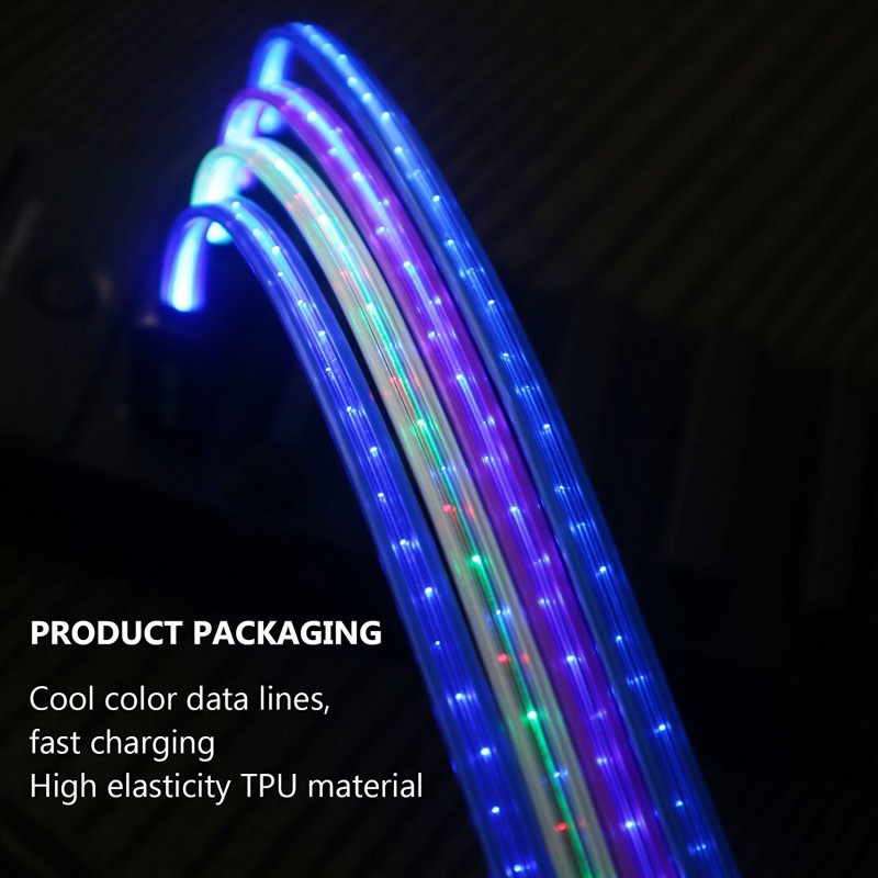 LED Flowing Micro USB Cable