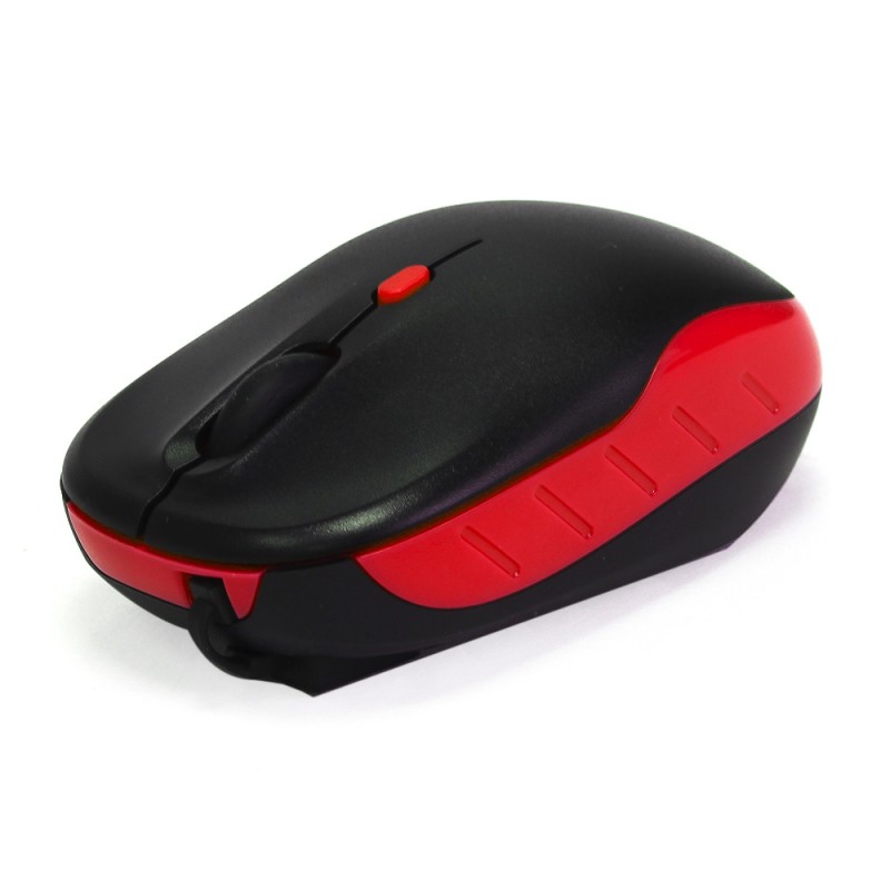 Retractable USB Wired Optical Mouse
