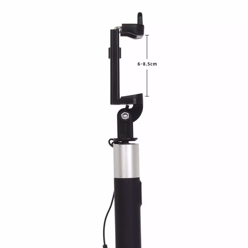 Wired Selfie Stick with Adjustable Mono pod