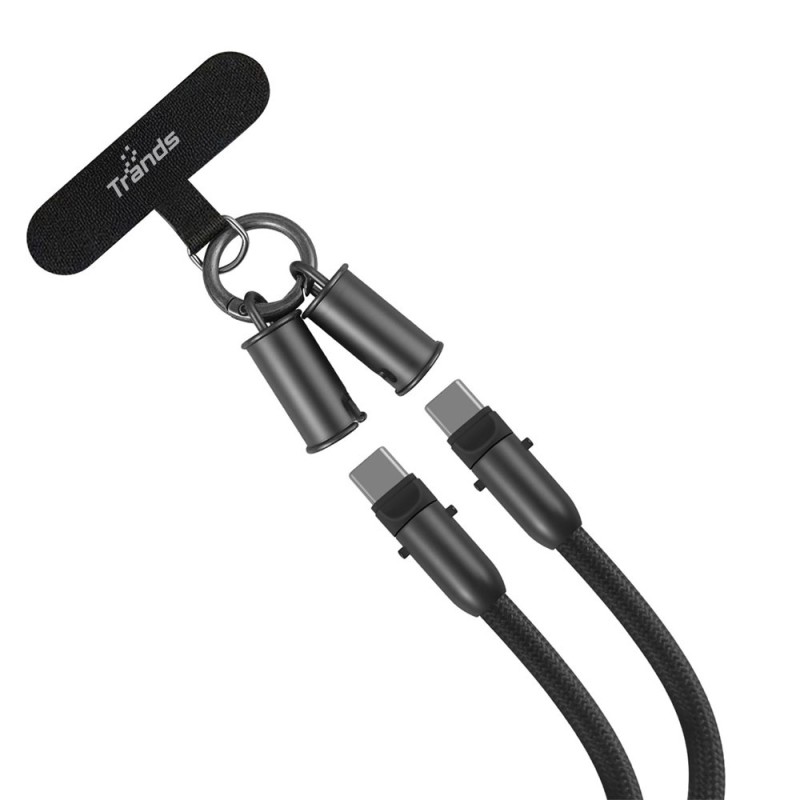 60W Lanyard Type-C to Type-C Cable