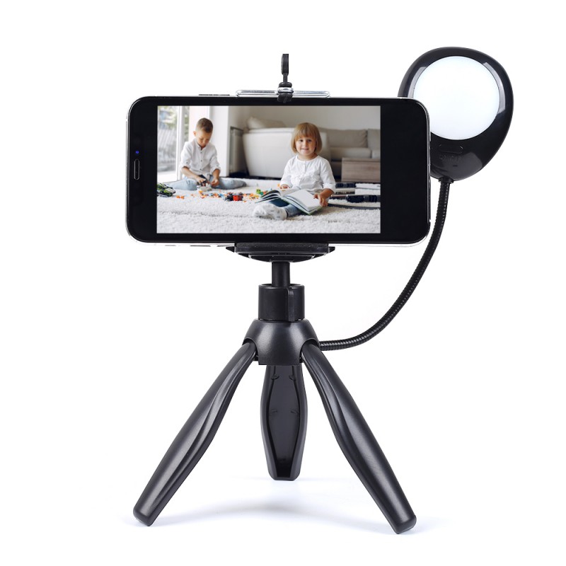 Mini Tripod with Selfie Ring Light