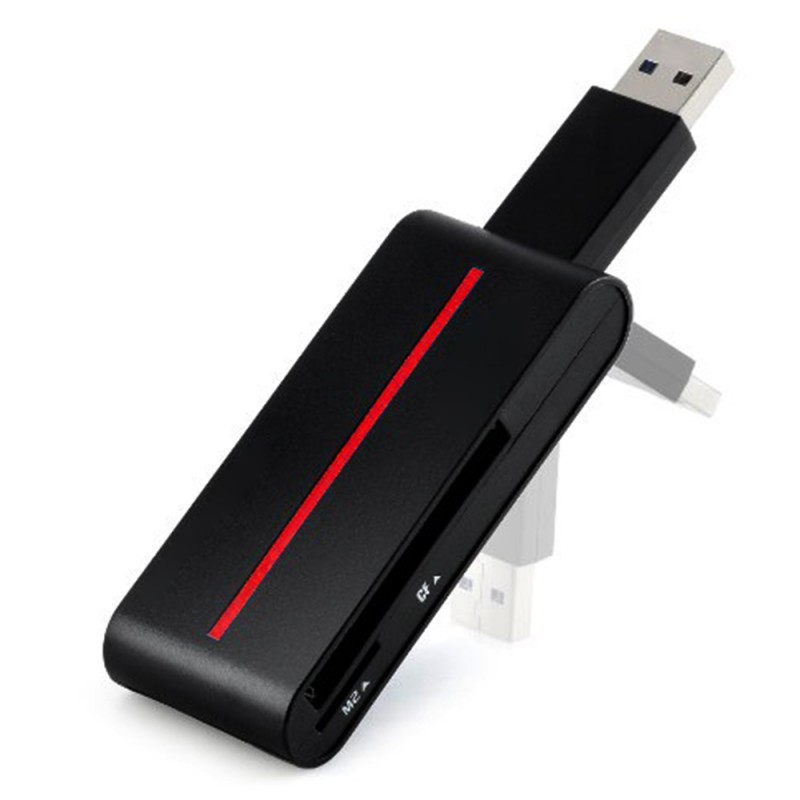 All in One Card Reader with USB 3.0 Connector Cable