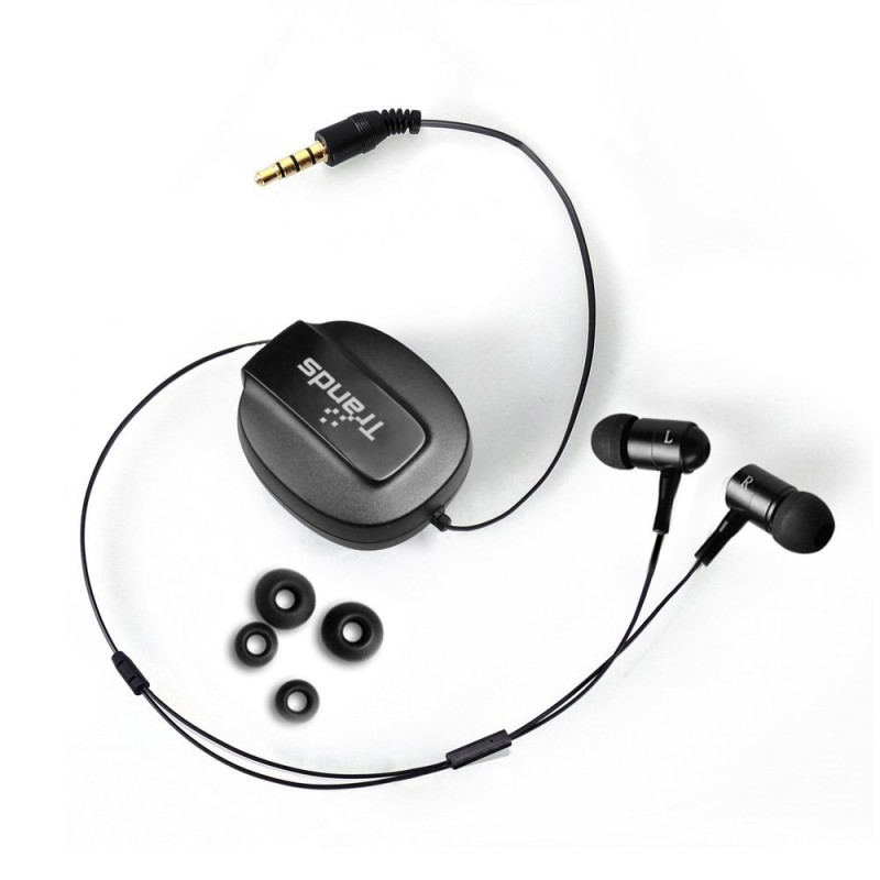 Retractable 3.5mm In-Ear Headset