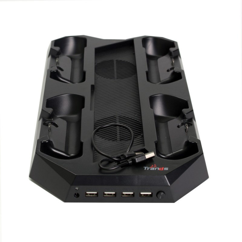 Multi Cooling Fan with USB Charging Hub for PS4 Console and Controllers