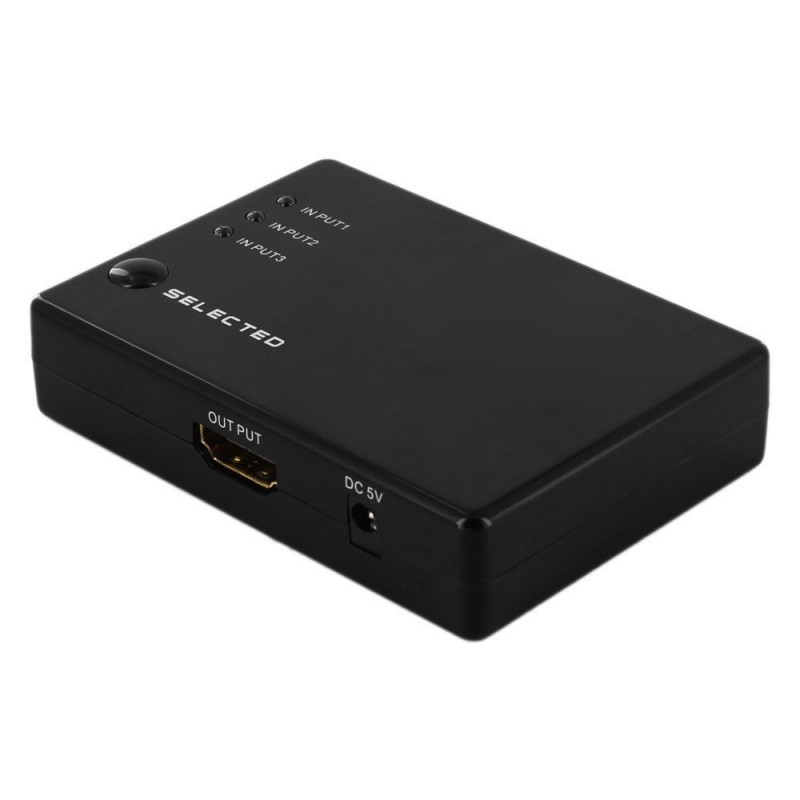 3 Port 4K HDMI Switch with MHL 2.0 and Remote