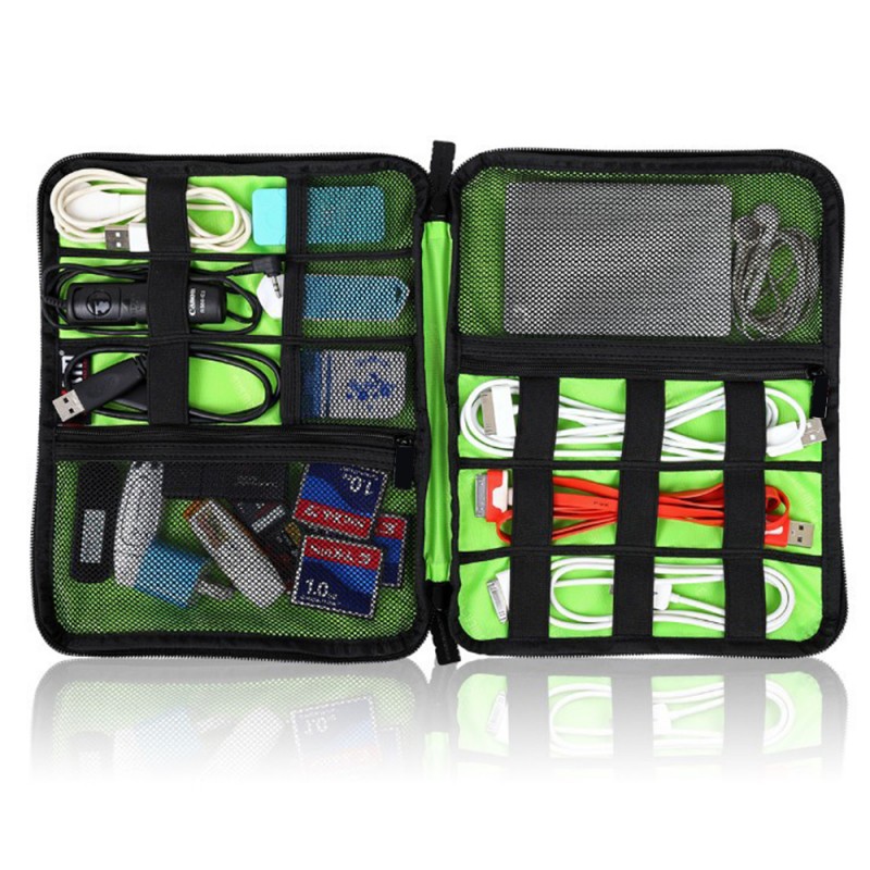 Multi functional Cable Organizer and Storage Pouch