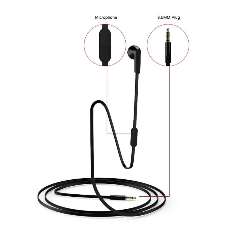 Mono In-Ear Headset with Mic