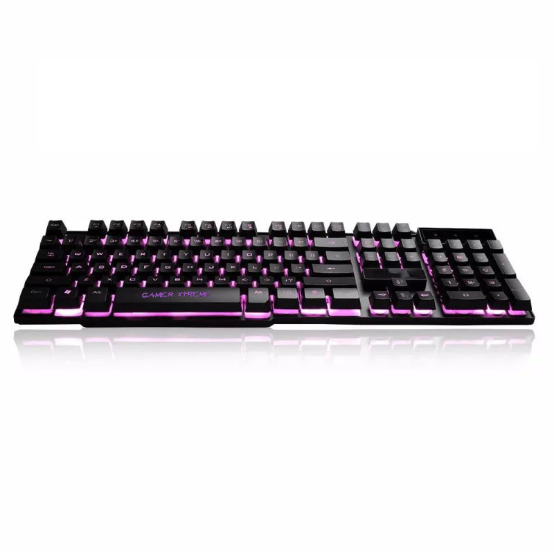 3 Color LED Backlit Semi Mechanical Gaming Keyboard