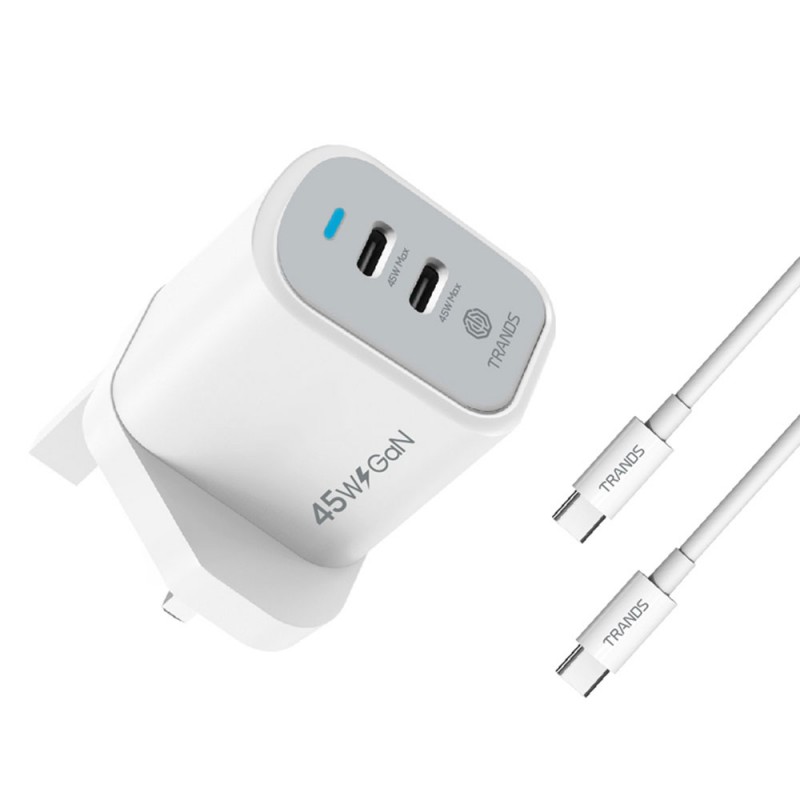 GaNFast Travel Charger with USB-C Cable