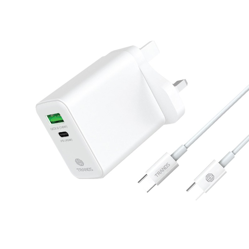 45W Travel Charger with 60W Type-C Cable