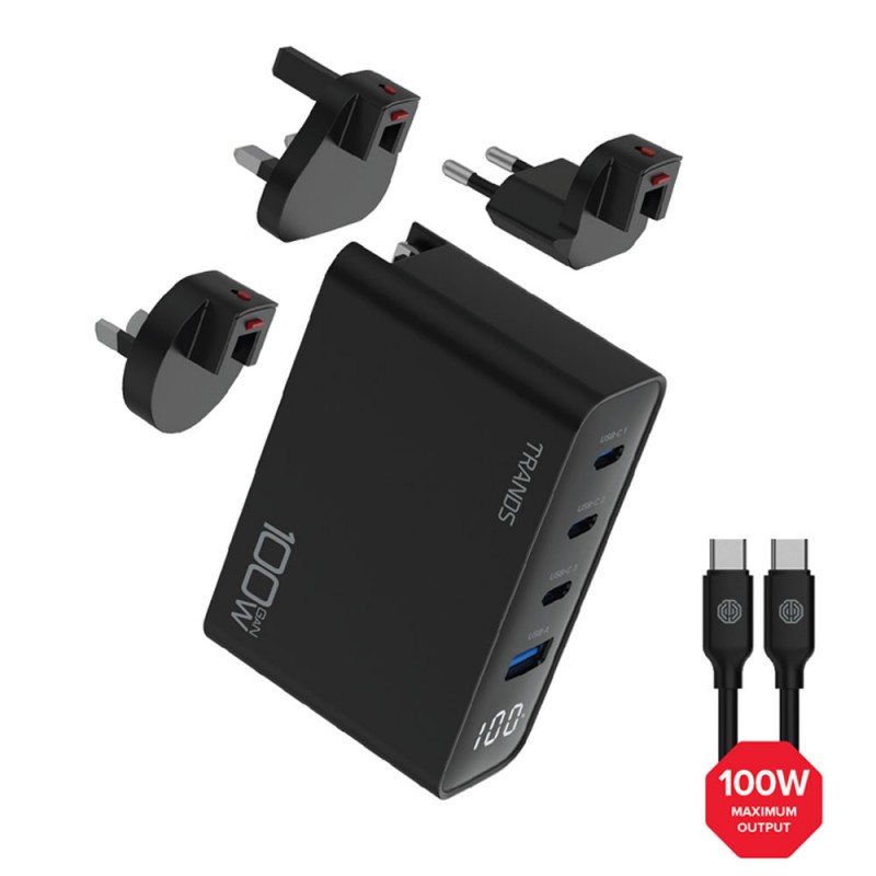 100W GaNFast Charger with 100W Type-C Cable