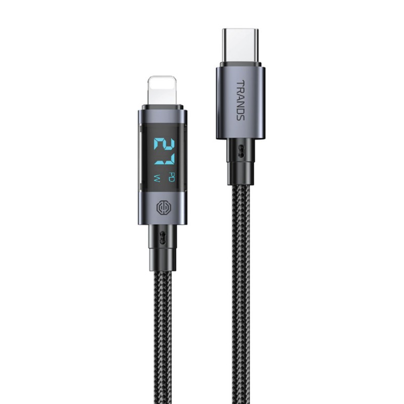 Glassy Series - Lightning to USB-C LED Display Cable
