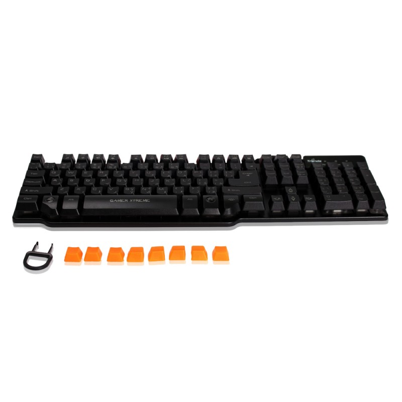 3 Color LED Backlit Semi Mechanical Gaming Keyboard