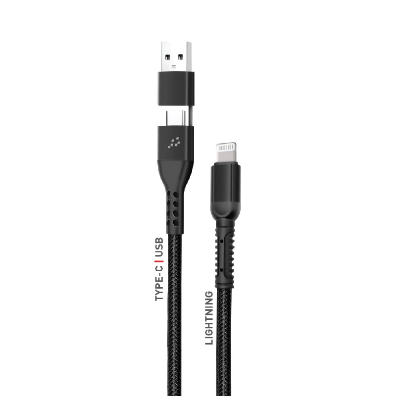 20W Lightning to Type-C and USB Cable