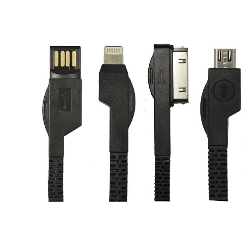 3 in 1 Swiss Knife Design Multi-functional USB Cable
