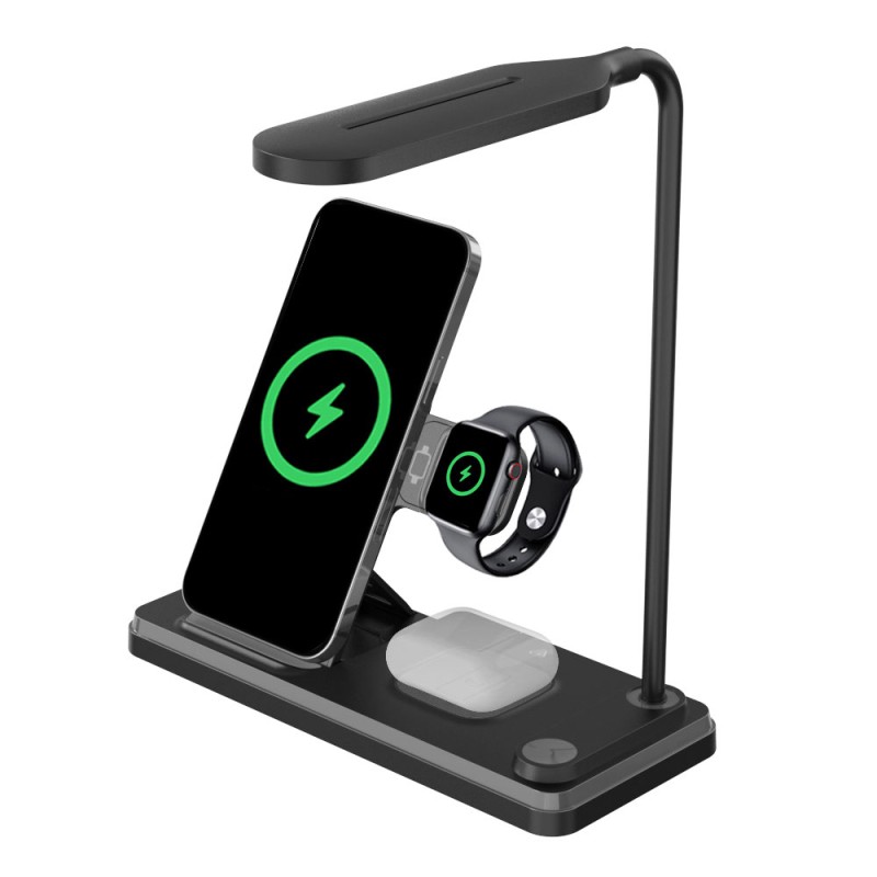 4 in 1 Wireless Charger with LED Lamp
