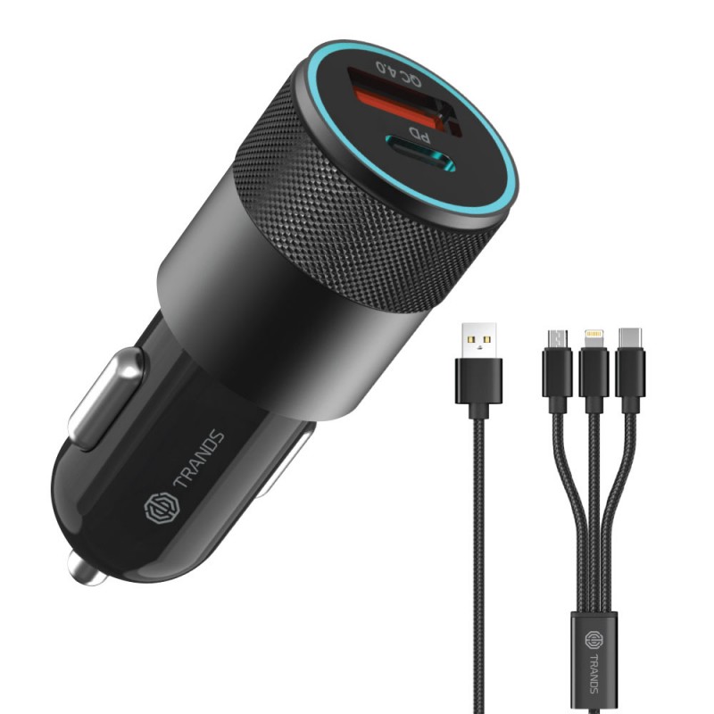 60W Dual Port Car Charger