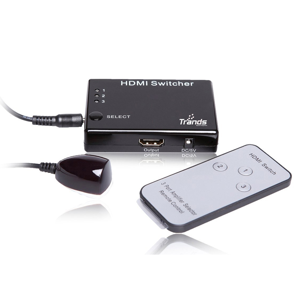 3 Port 4K HDMI Switch with MHL 2.0 and Remote