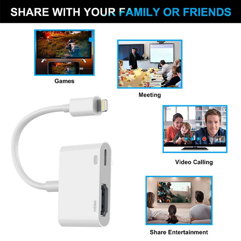 Lightning to HDMI Video Converter TRCA796 Trands® International