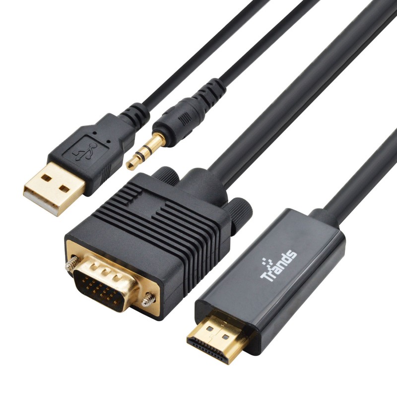 VGA to HDMI Cable with Audio
