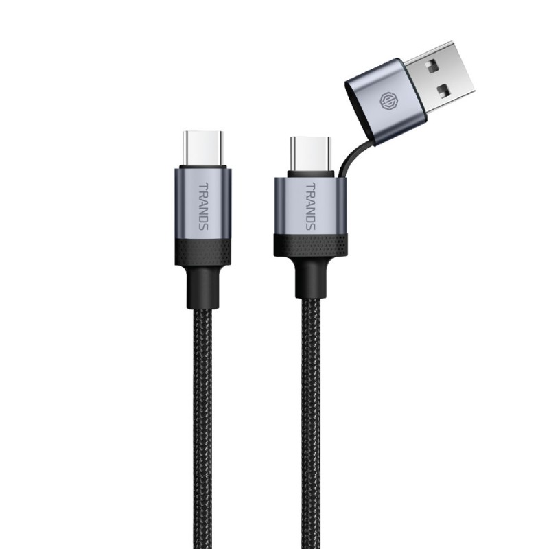 2 in 1 Cable (USB-A, 2*USB*C)