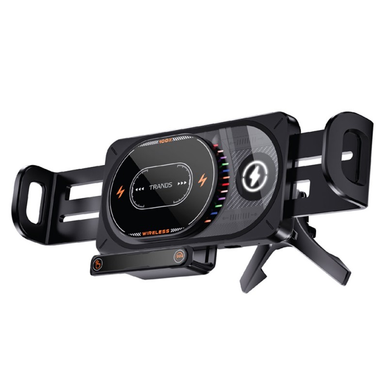Fold Phone Auto Clamping Wireless Car Holder