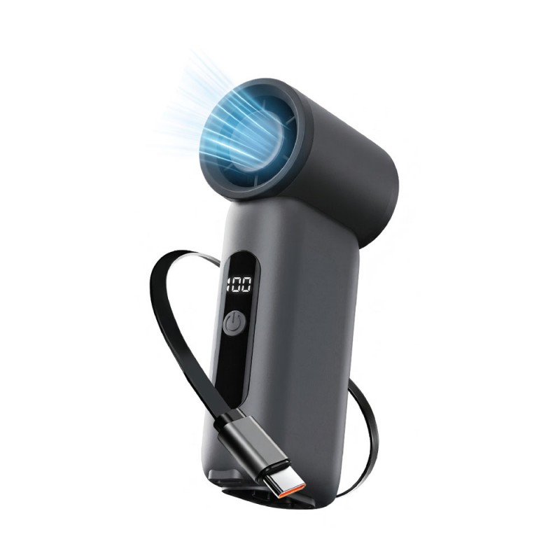Mini Handheld Cooling Fan with 6000mAh Power Bank