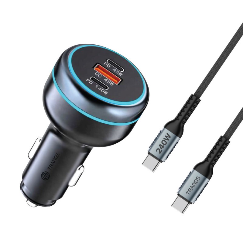 230W Car Charger with 240W USB-C Cable