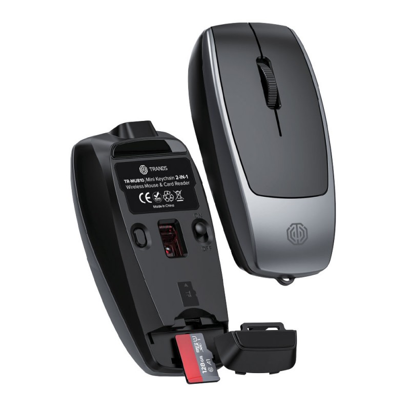 Mini 2 in 1 Wireless Mouse and Card Reader