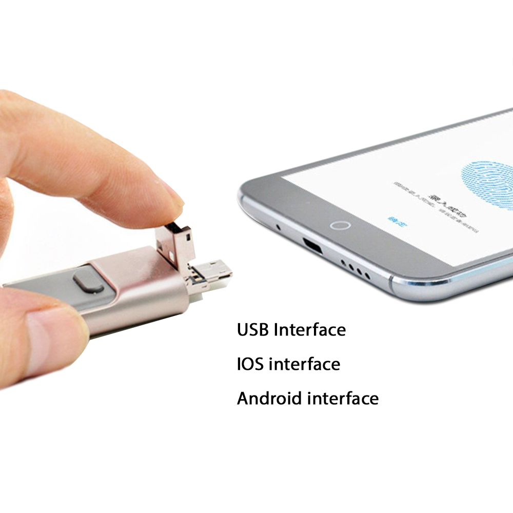 3 in 1 Multi Function iFlash for IOS and Android Devices