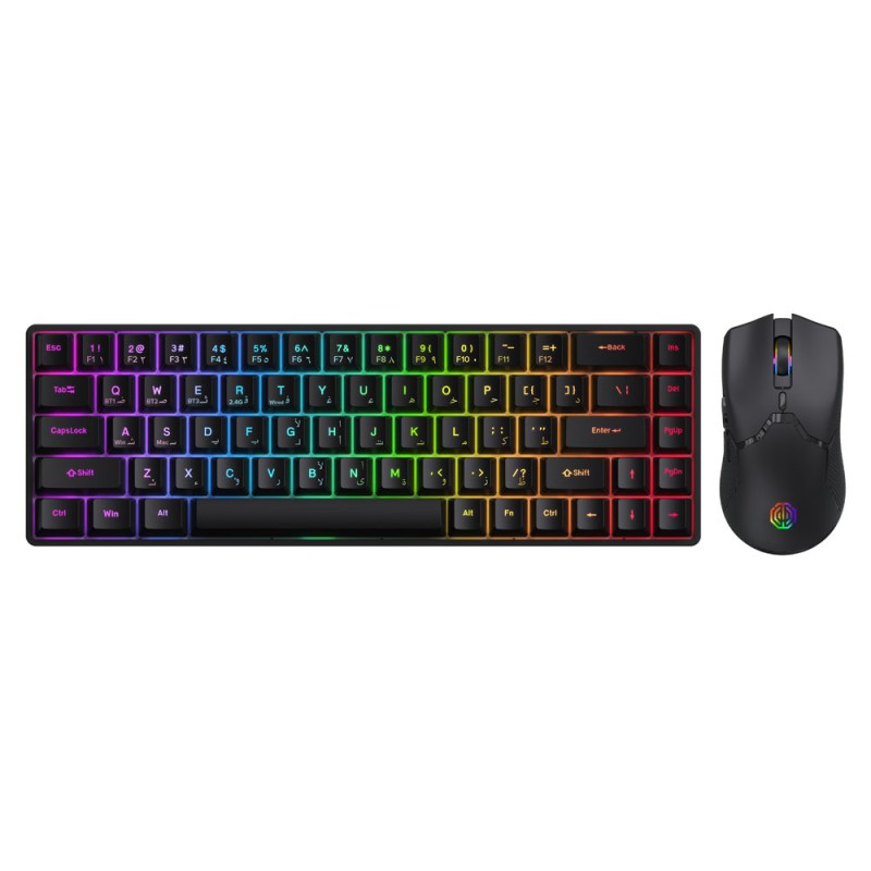 Rechargeable Mechanical Keyboard and Mouse Combo