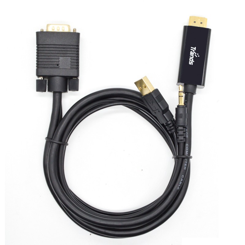 VGA to HDMI Cable with Audio