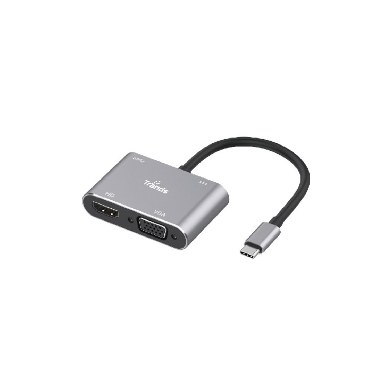 Type-C to HDMI/VGA/USB 3.0 Adapter with PD Charging