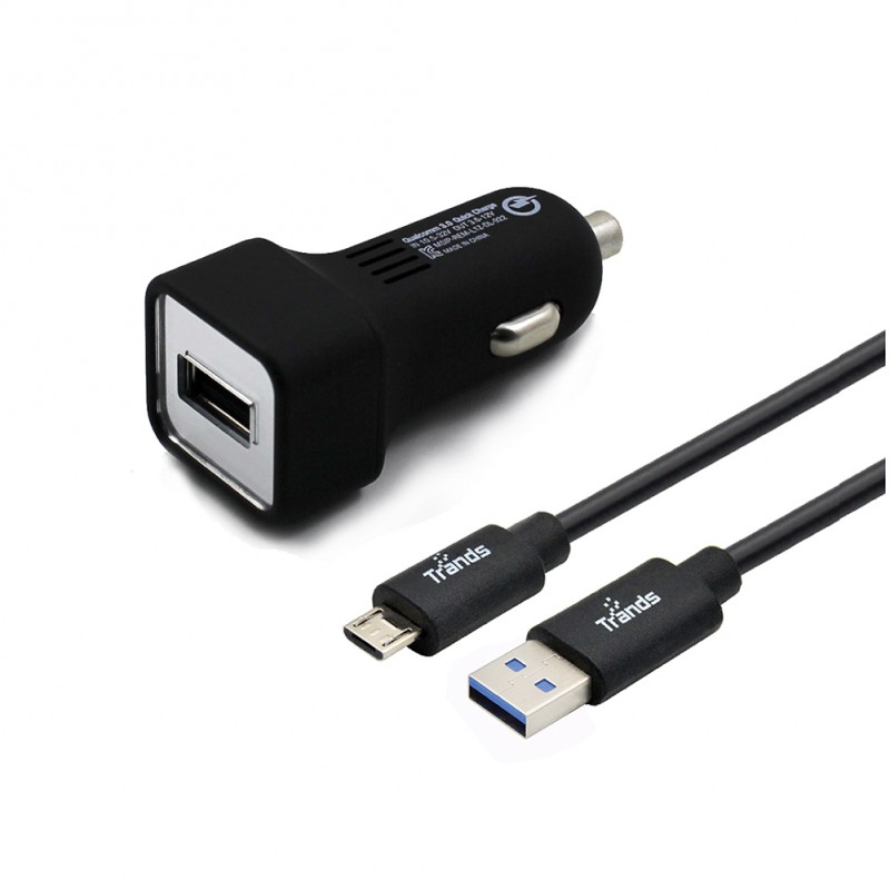  Quick Charge 3.0 Micro USB Car Charger