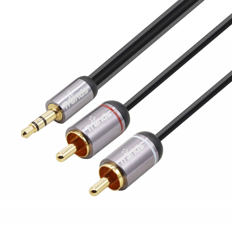 3.5mm to 2RCA Auxiliary Stereo Splitter Cable
