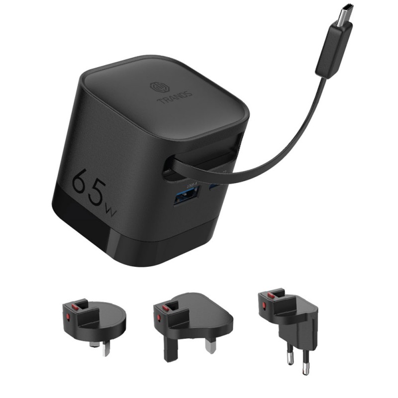 65W Multi-Pin Travel Charger