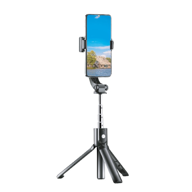 Handheld Gimbal Stabilizer with Tripod Selfie Stick