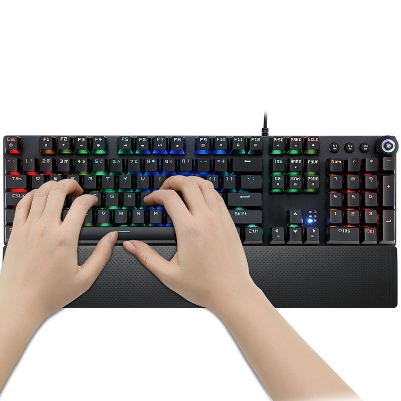 Multi-Colour Semi Mechanical Gaming Keyboard