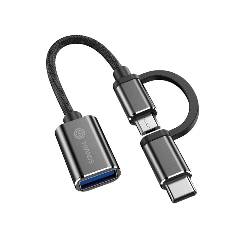2 In 1 Type-C and Micro OTG USB 3.0 Adapter